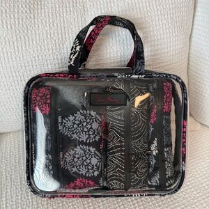 Vera Bradley Canterberry Magenta 4pc Cosmetic Set